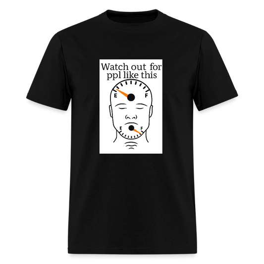 Men's T-Shirt | GILDAN 5000 EMPTY HEAD FULL MOUTH - black