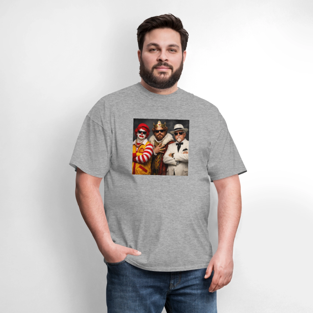 Men's T-Shirt | GILDAN 5000 DRIP FOOD franchise - heather gray