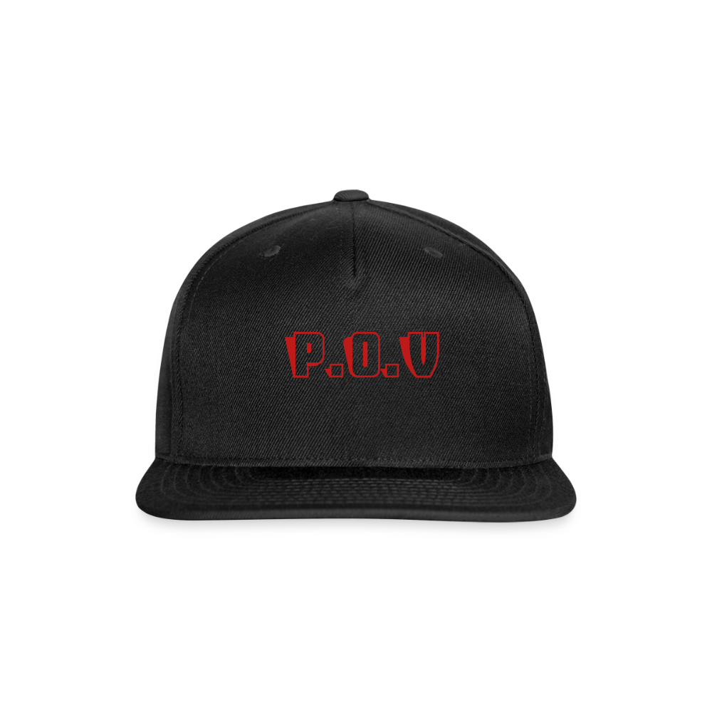 Snapback Baseball Cap P.O.V - black