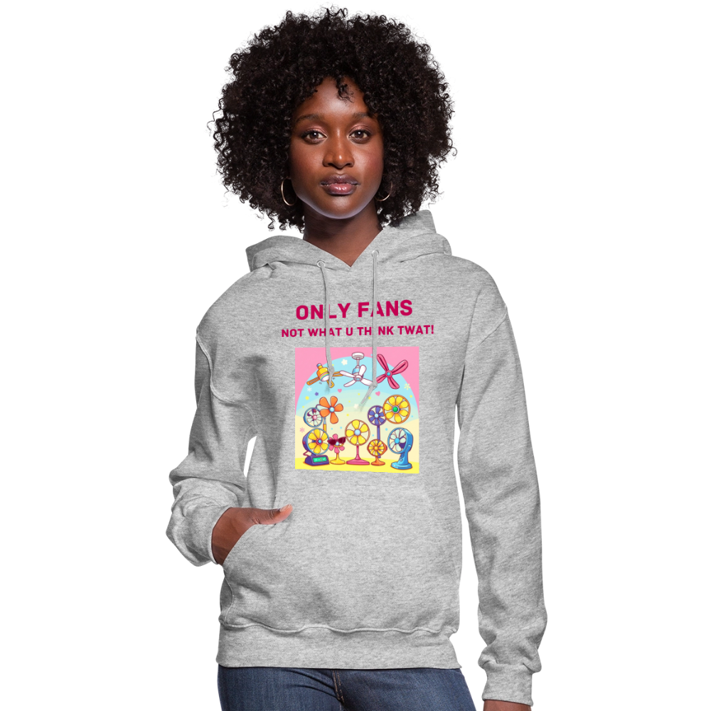 Women's Hoodie ONLY FANS - heather gray