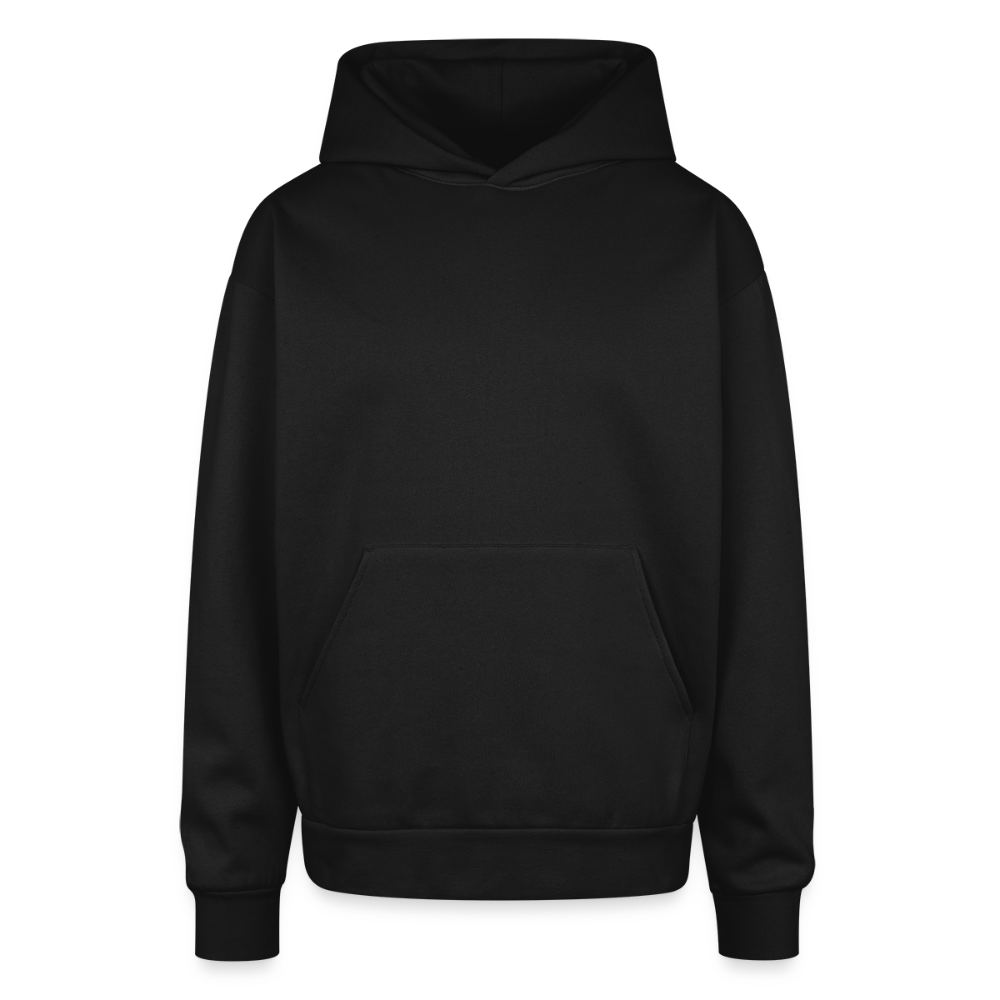 Oversized Hooded Sweatshirt - black