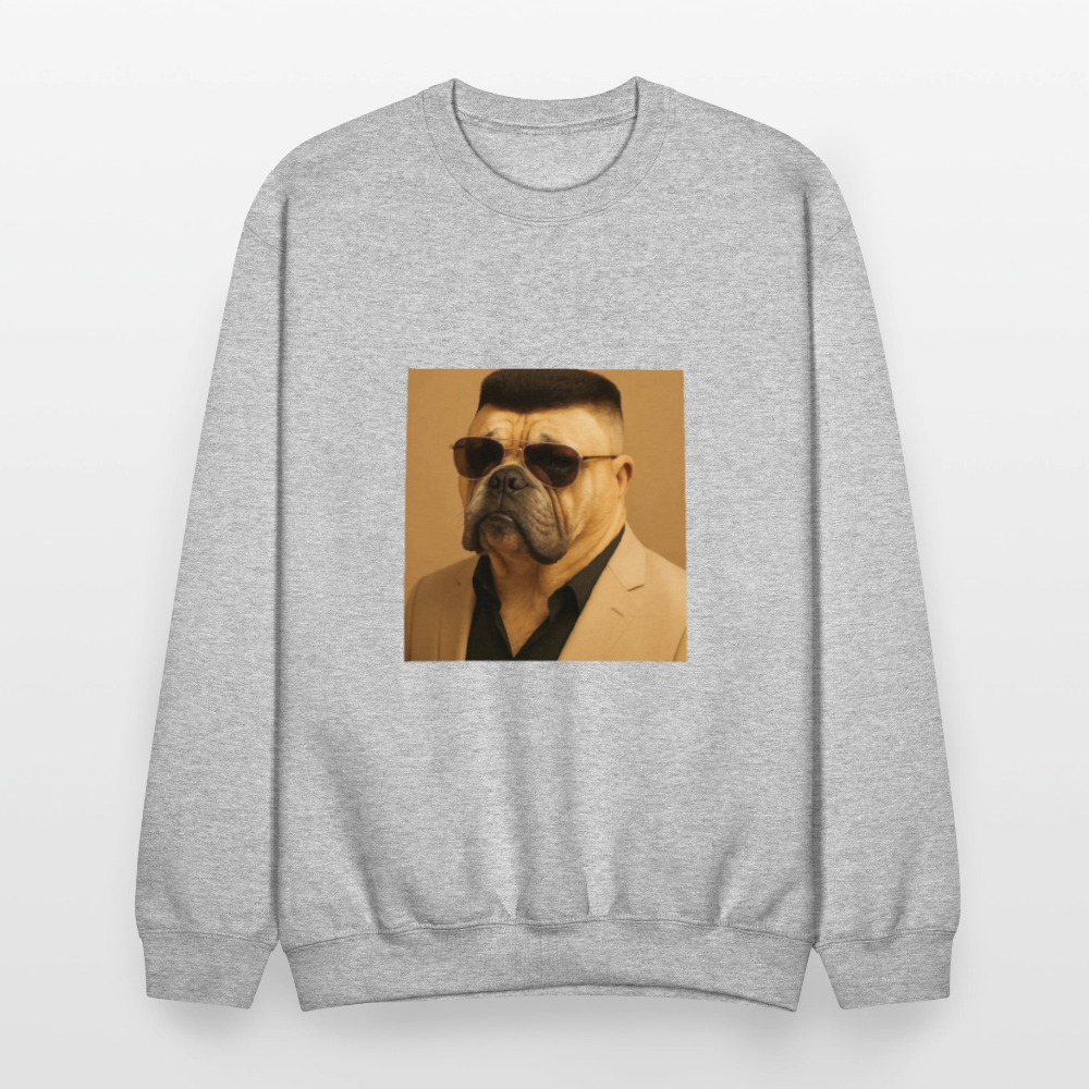 Crewneck Sweatshirt MOB DOG - heather gray
