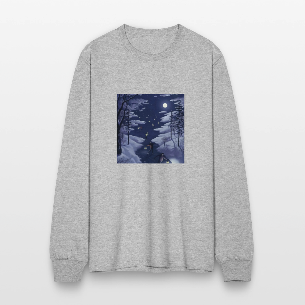 Men's Long Sleeve T-Shirt - heather gray