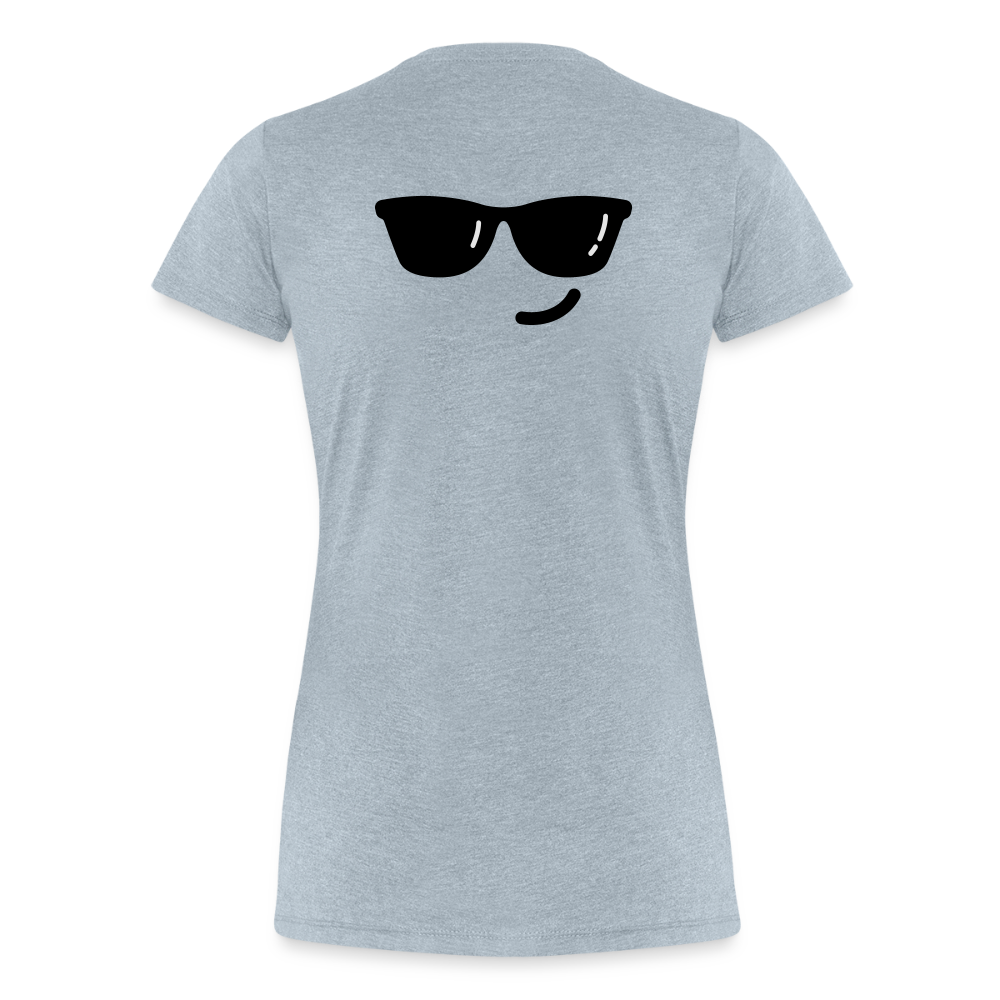 Women’s Premium T-Shirt WOMEN POWER - heather ice blue
