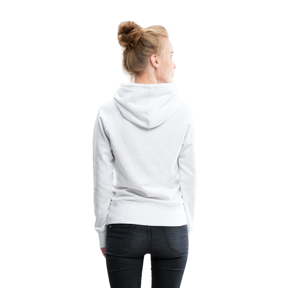 Women’s Premium Hoodie I AM A BOSS OF MY OWN PATH - white