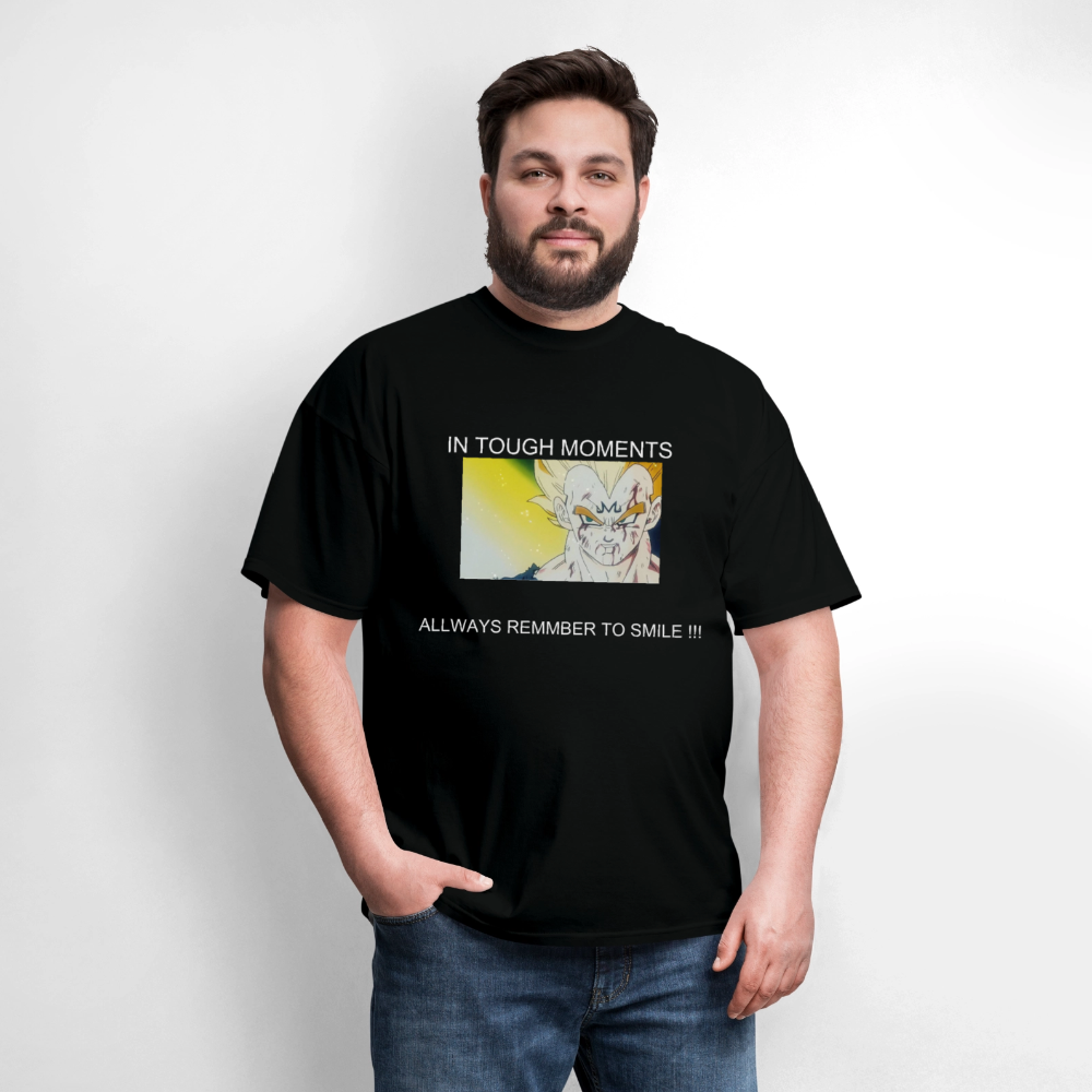 Men's T-Shirt | GILDAN 5000 REMMBER TO SMILE - black