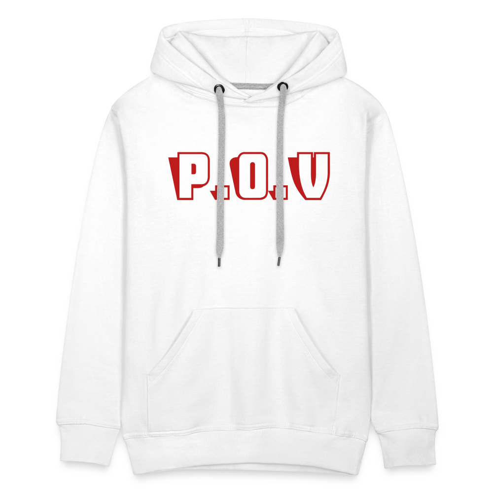 Men’s Premium Hoodie P.O.V - white