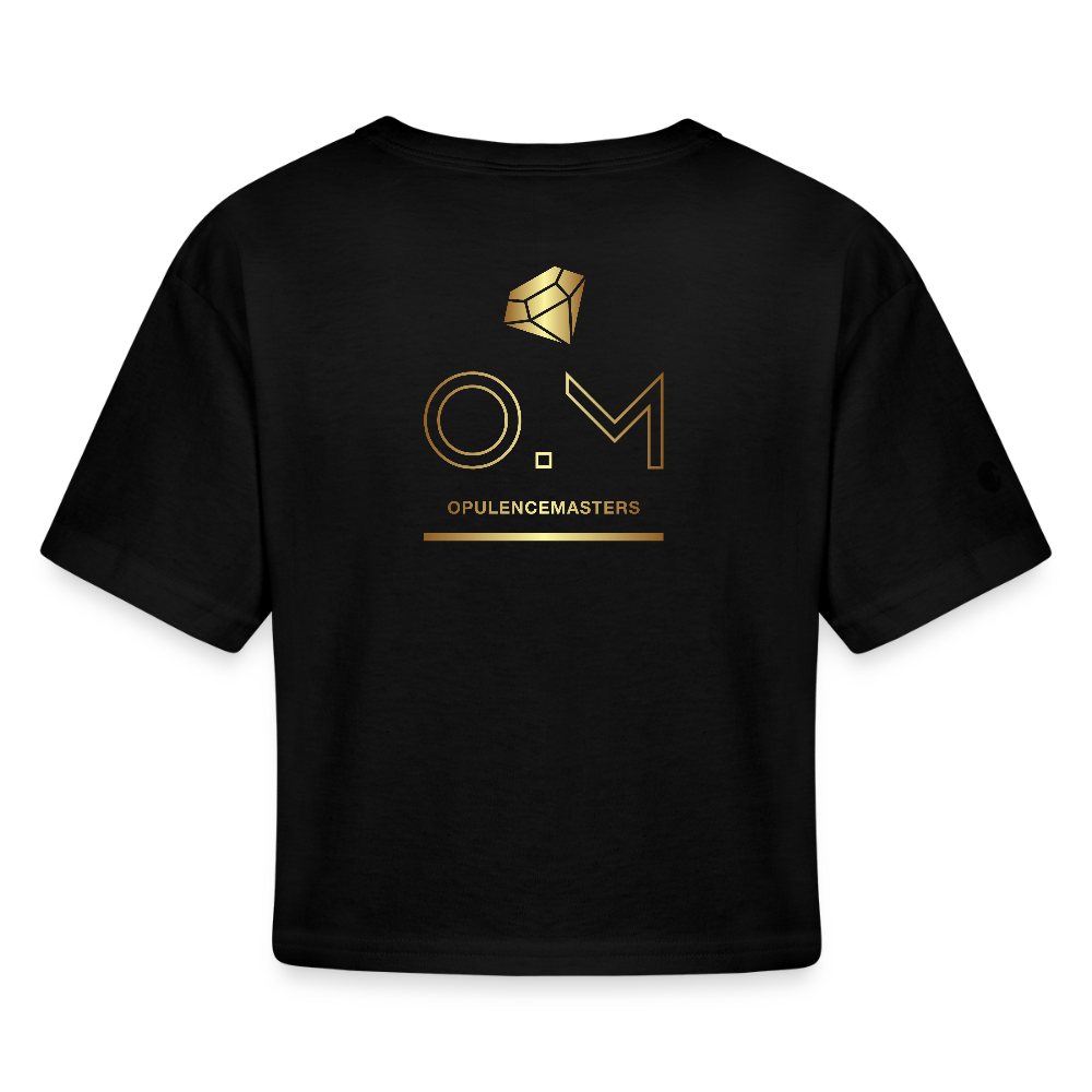 Champion Women’s Cropped T-Shirt OPULENCE AP - black