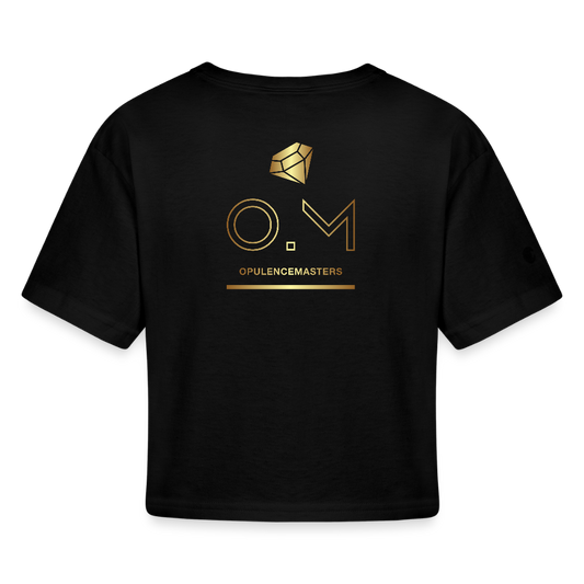 Champion Women’s Cropped T-Shirt OPULENCE AP - black