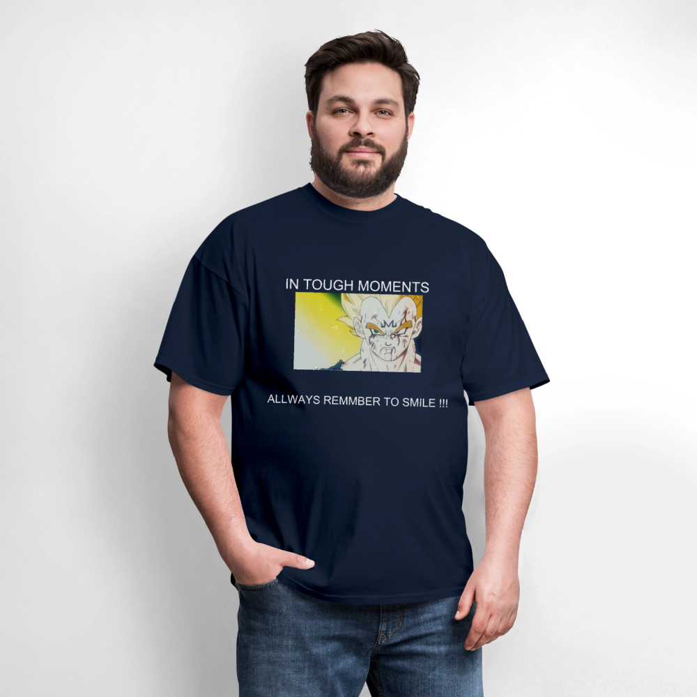 Men's T-Shirt | GILDAN 5000 REMMBER TO SMILE - navy