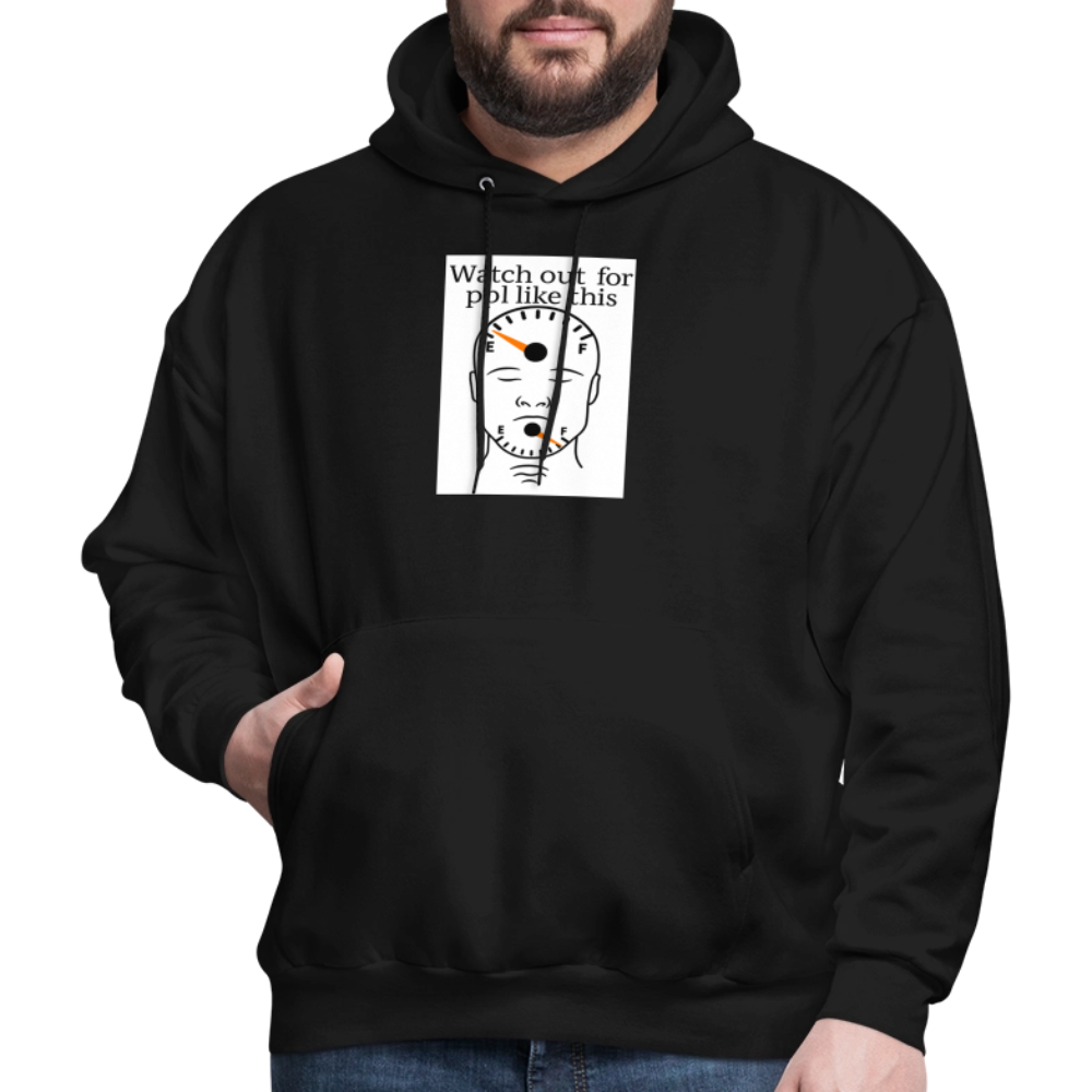Men's Hoodie EMPTY HEADS FULL MOUTHS - black