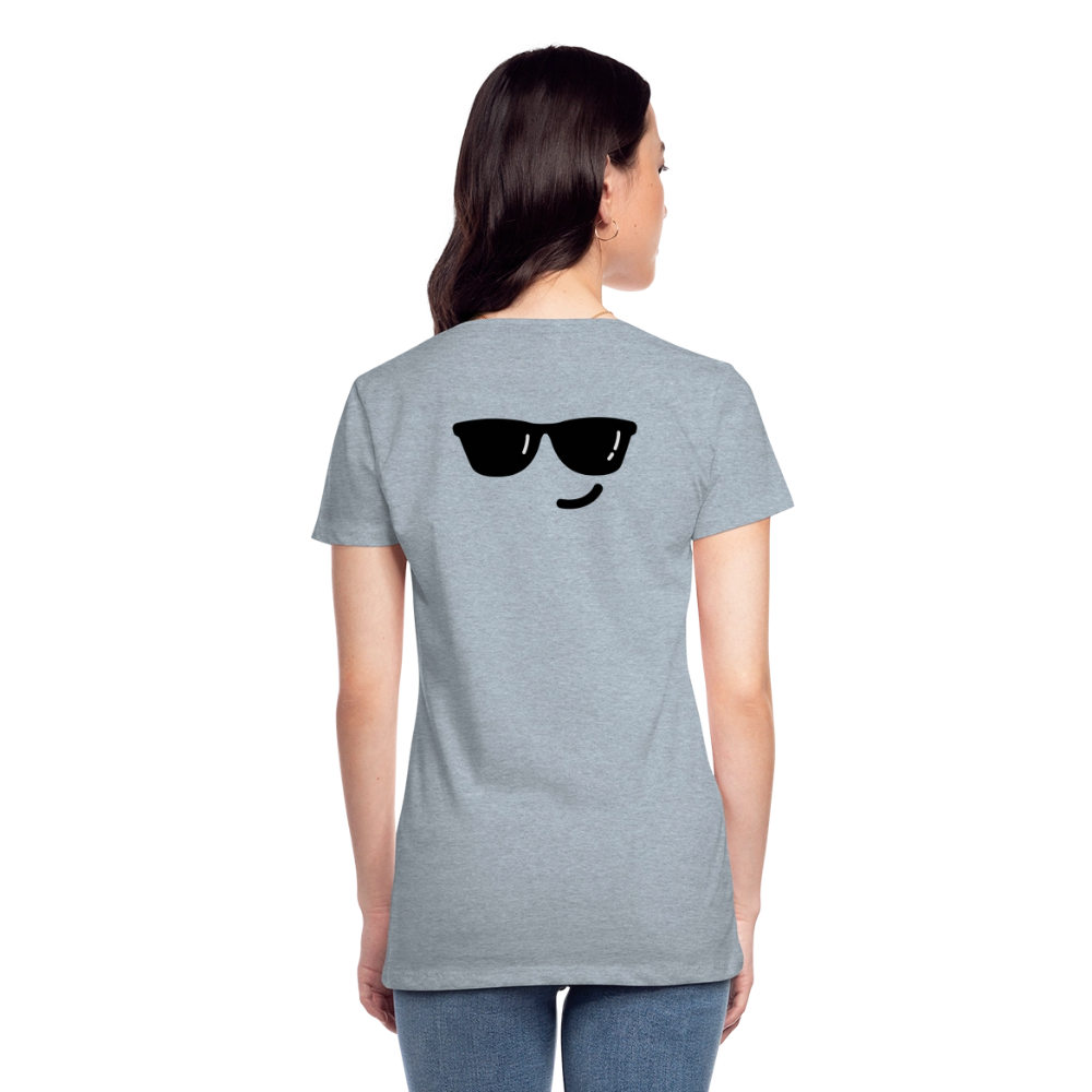 Women’s Premium T-Shirt WOMEN POWER - heather ice blue