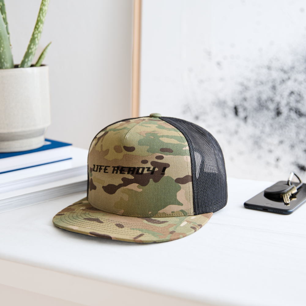 Trucker Hat LIFE READY ! - MultiCam\black