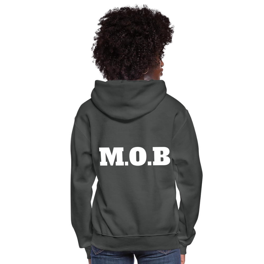Women's Hoodie MOB - asphalt