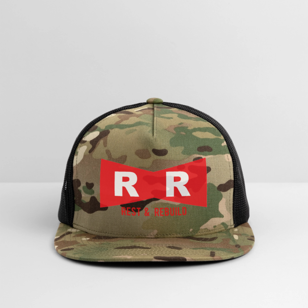 Trucker Hat R&R REST & REBUILD - MultiCam\black