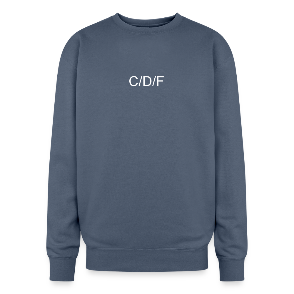 Oversized Crewneck Sweatshirt C/D/F - stone blue
