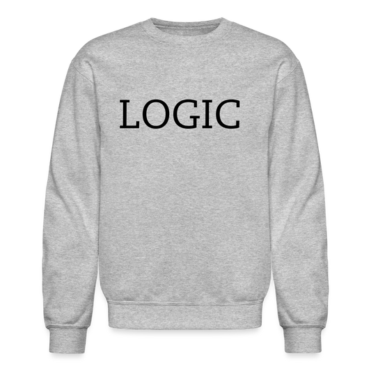 Crewneck Sweatshirt LOGIC - heather gray