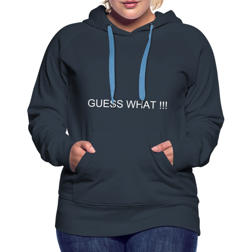 Women’s Premium Hoodie I AM A BOSS OF MY OWN PATH - navy
