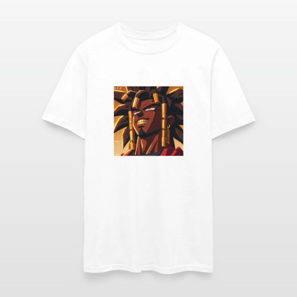 Men's T-Shirt | GILDAN 5000 Rasta Sayain - white