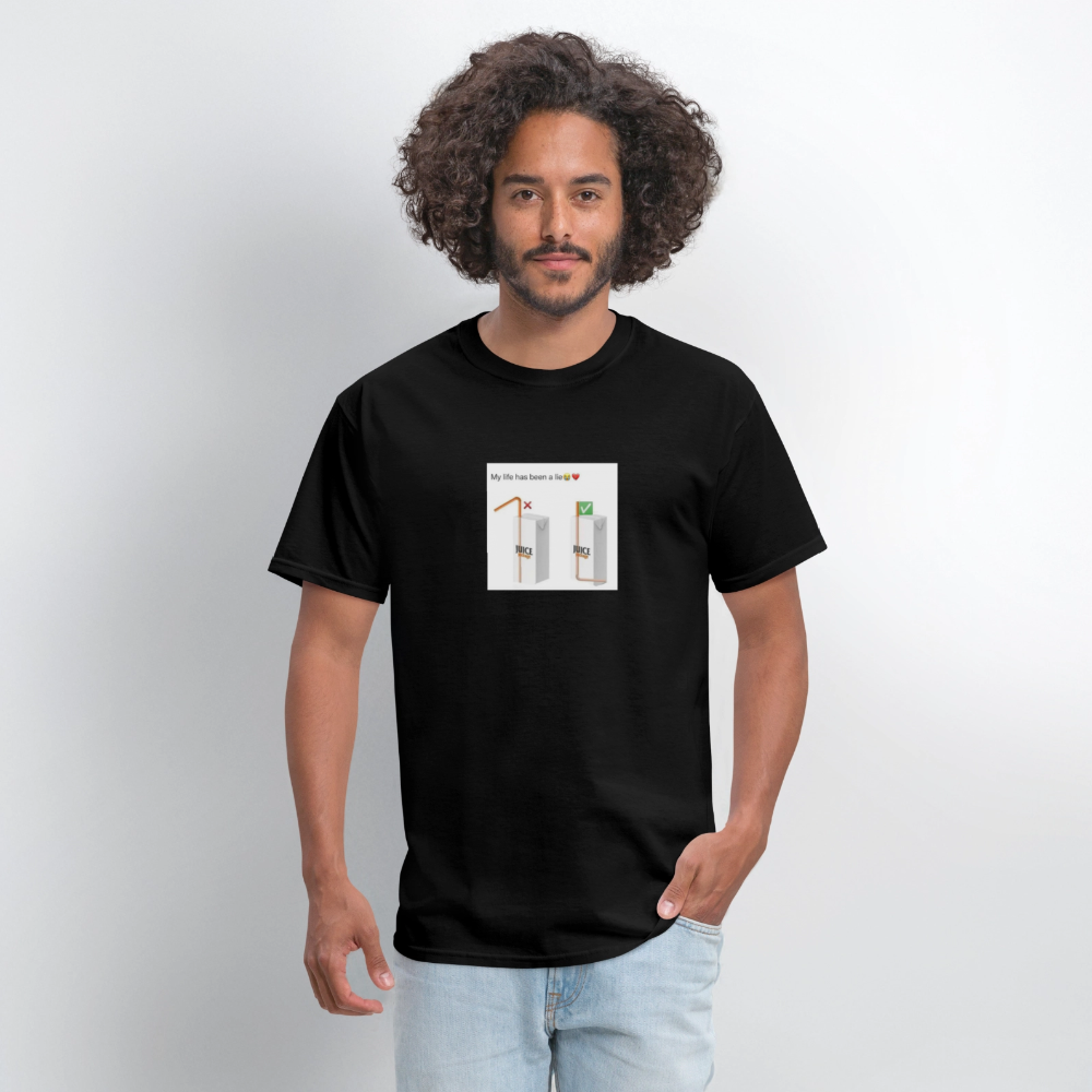 Men's T-Shirt | GILDAN 5000 DIFFRENT DRINK - black