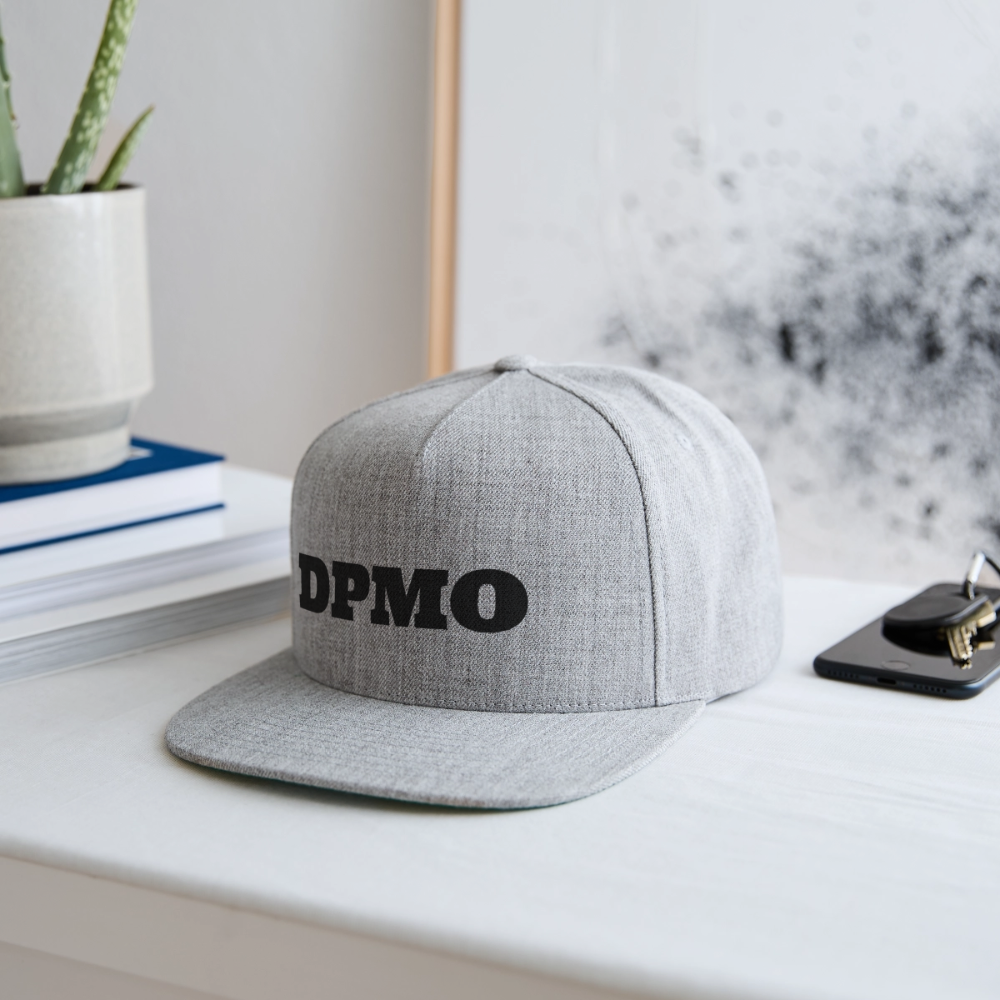 Snapback Baseball Cap DPMO - heather gray