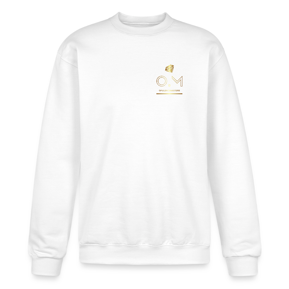Champion Unisex Powerblend Sweatshirt  OM AP - white