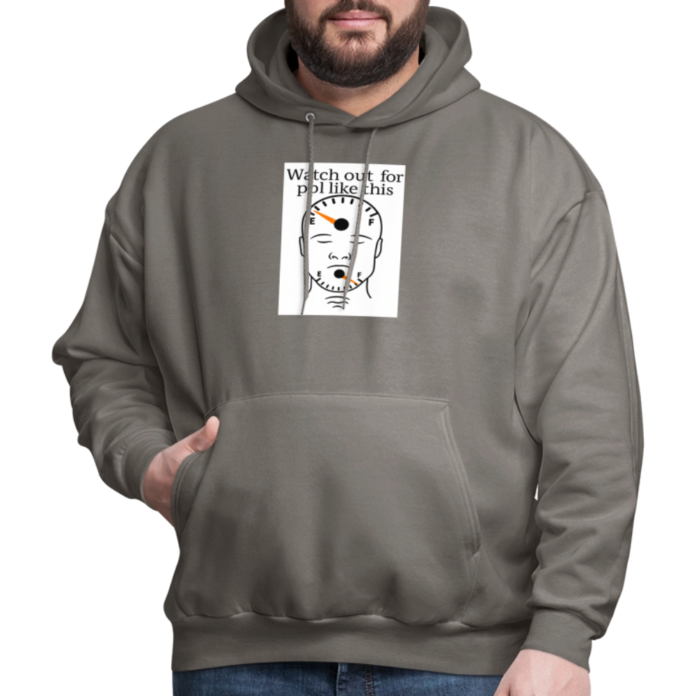 Men's Hoodie EMPTY HEADS FULL MOUTHS - asphalt gray