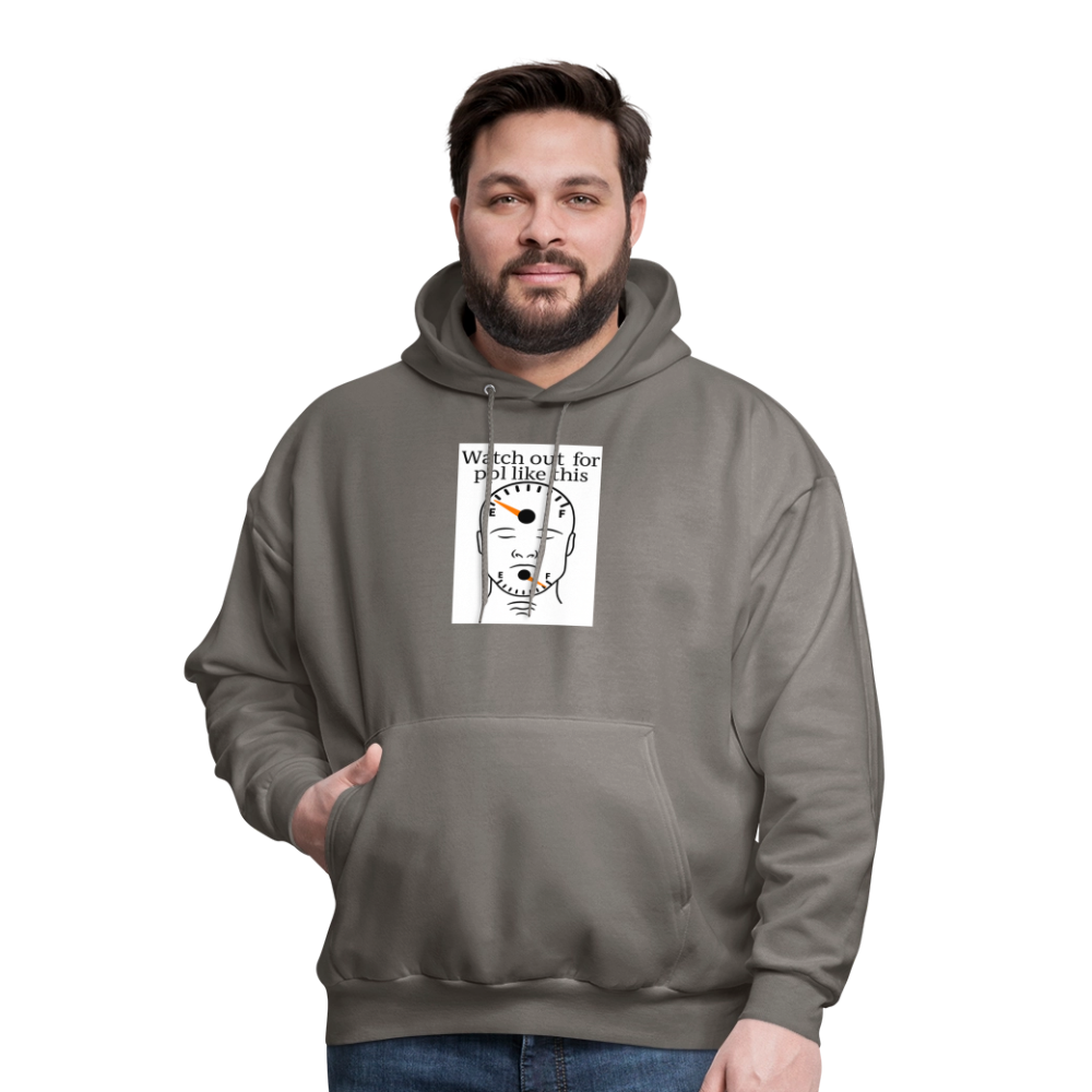 Men's Hoodie EMPTY HEADS FULL MOUTHS - asphalt gray