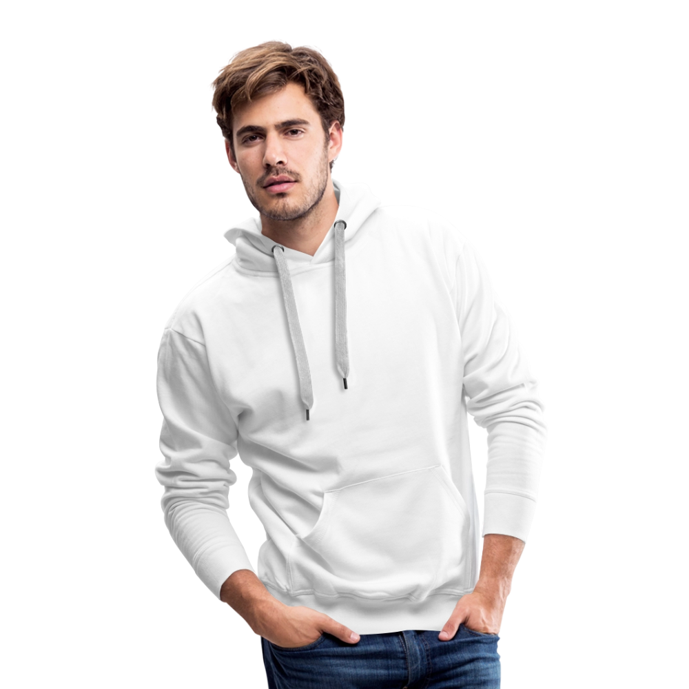 Men’s Premium Hoodie CHIN UP - white