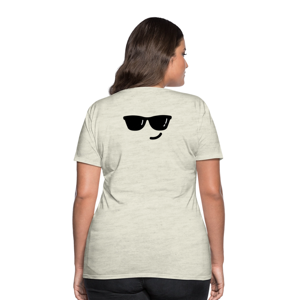 Women’s Premium T-Shirt WOMEN POWER - heather oatmeal
