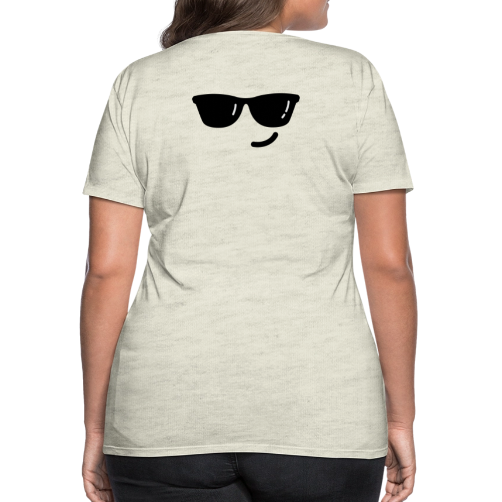 Women’s Premium T-Shirt WOMEN POWER - heather oatmeal