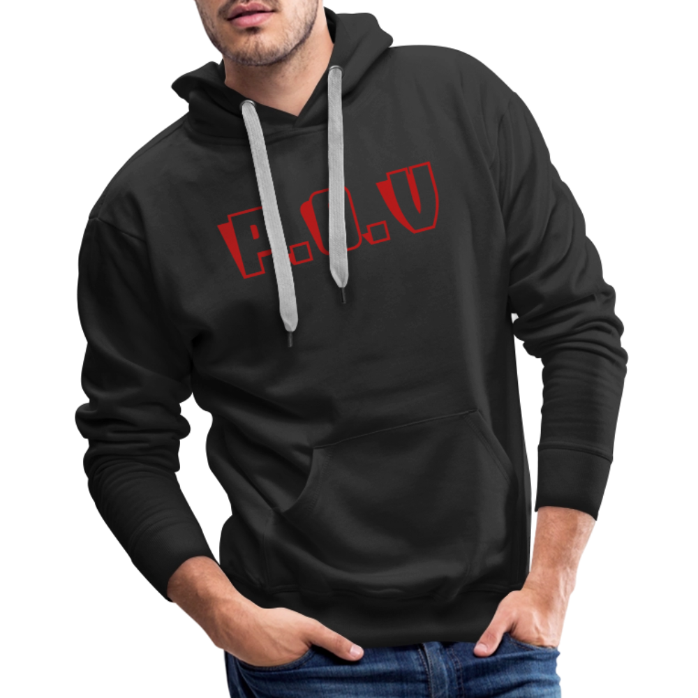 Men’s Premium Hoodie P.O.V - black