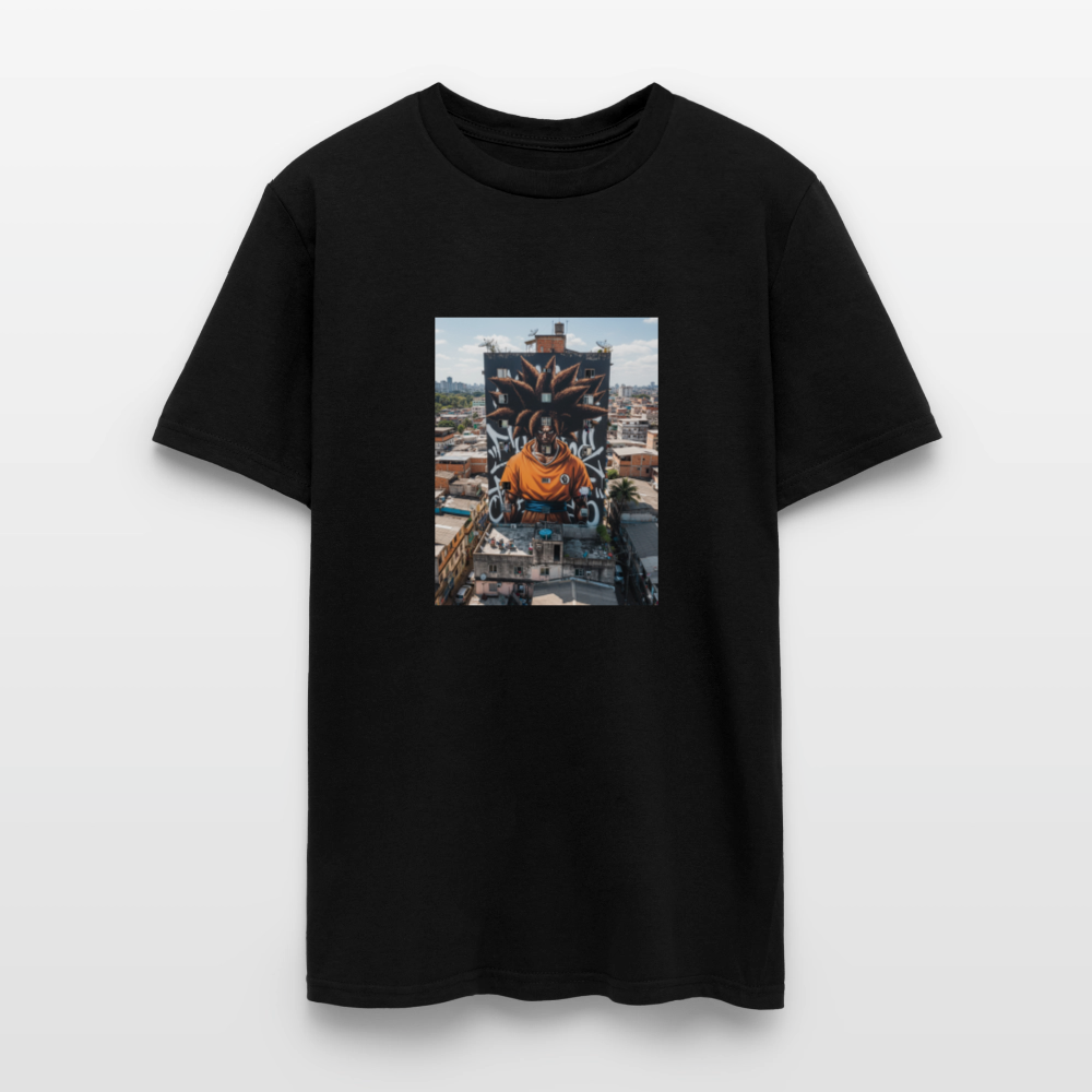 Men's T-Shirt | GILDAN 5000 Rasta Goku city - black