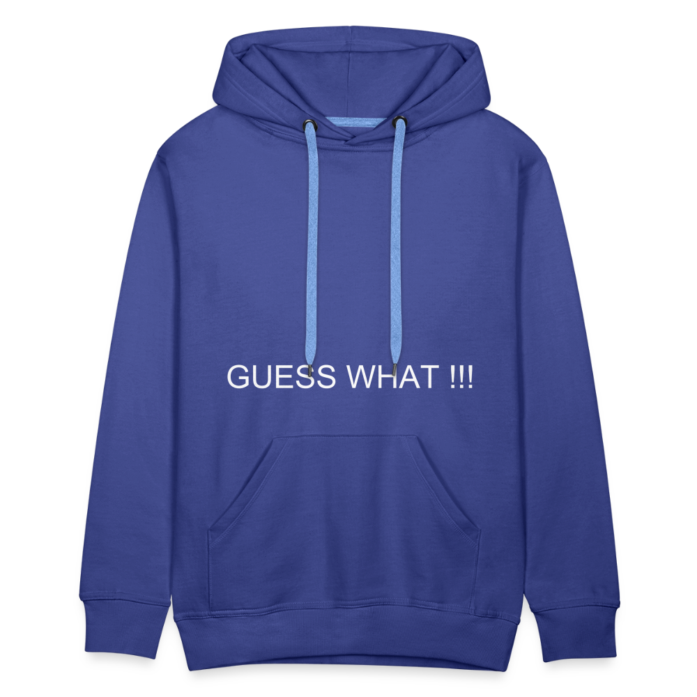 Men’s Premium Hoodie CHIN UP - royal blue