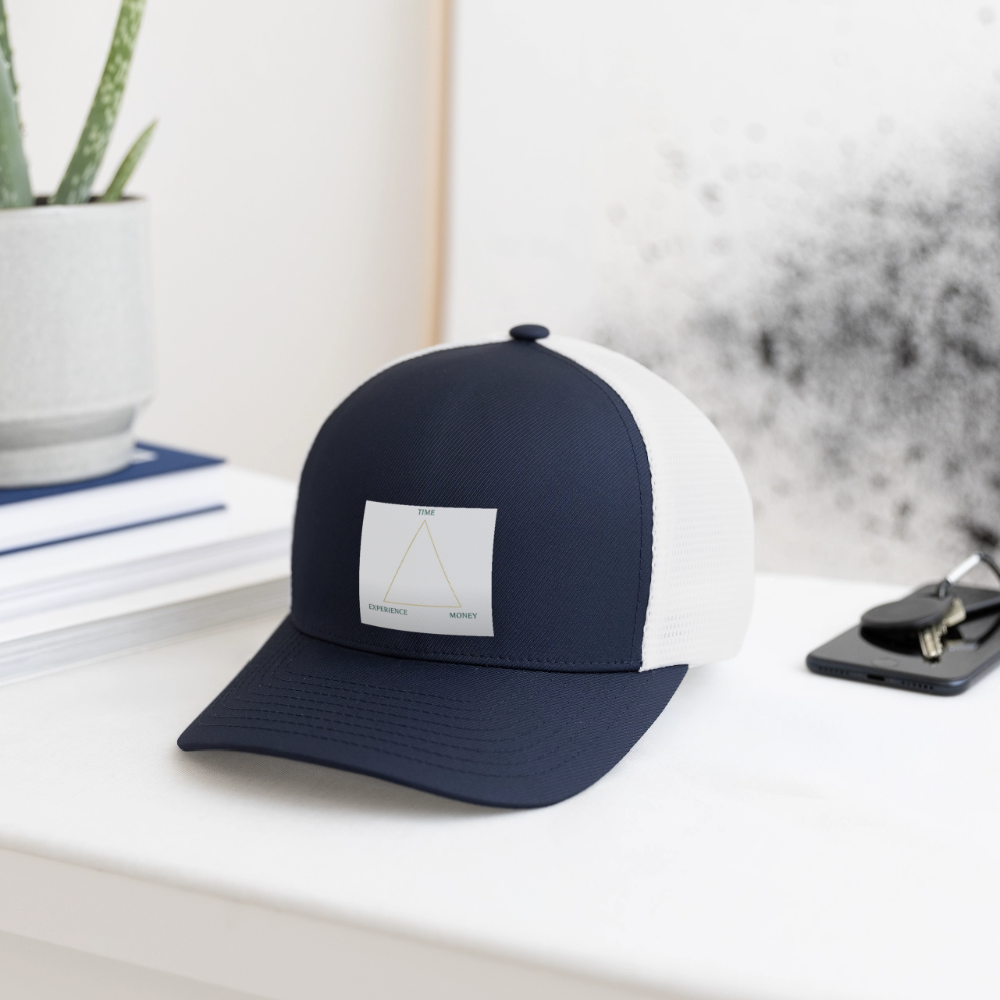 Flexfit Fitted Baseball Cap SCALES - navy/white