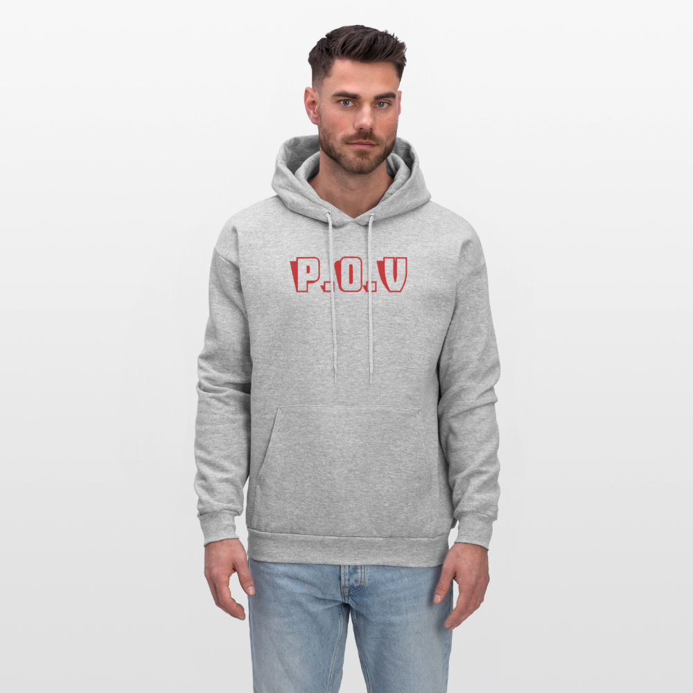 Men's Hoodie P.O.V - heather gray