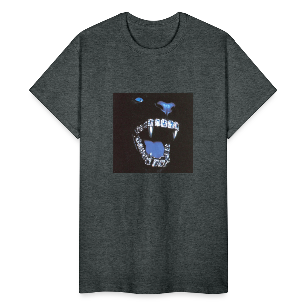 Gildan Ultra Cotton Adult T-Shirt bling bling teeth - deep heather