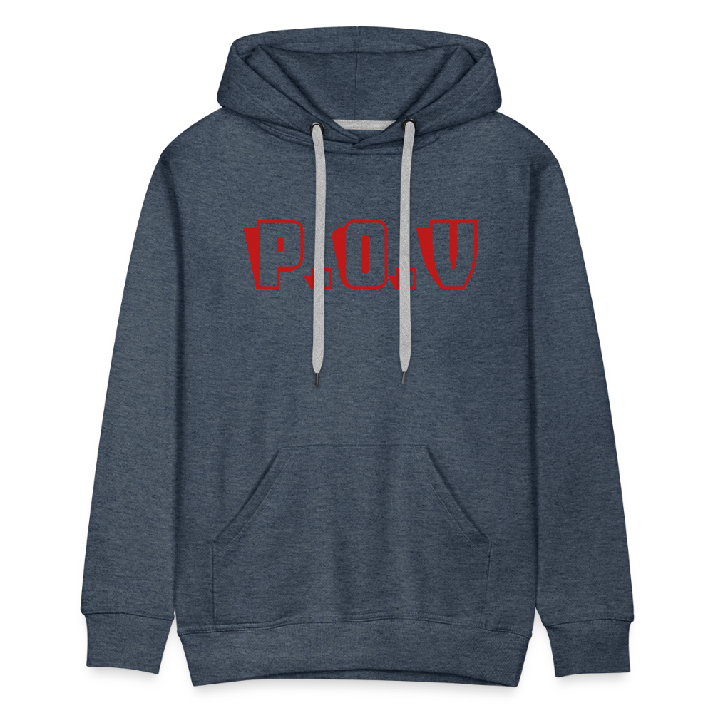 Men’s Premium Hoodie P.O.V - heather denim