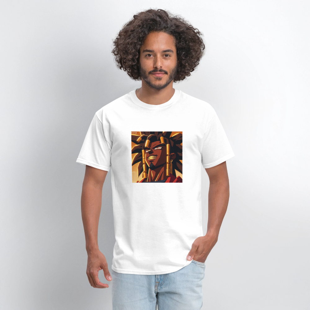 Men's T-Shirt | GILDAN 5000 Rasta Sayain - white
