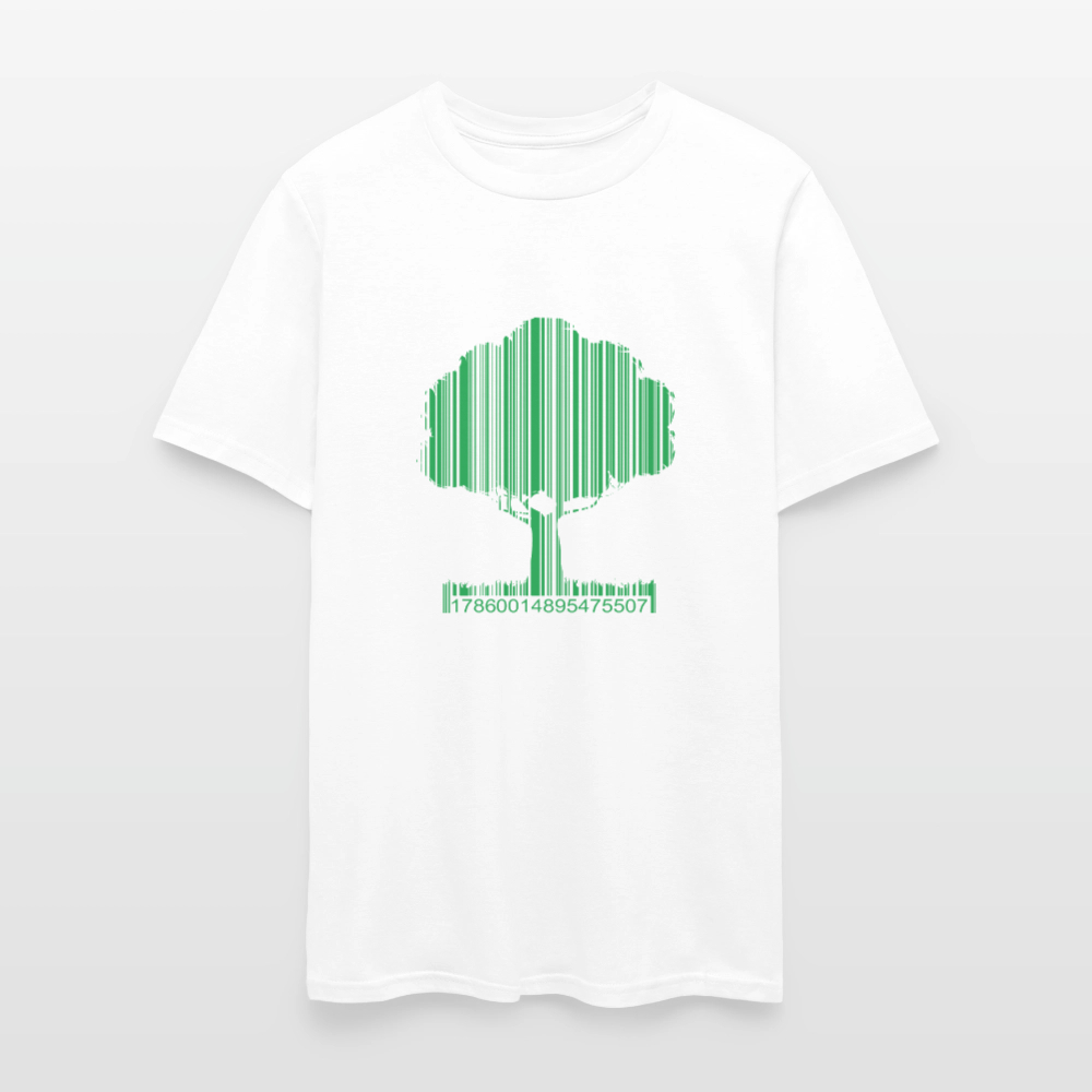 Men's T-Shirt | GILDAN 5000 EVER GREEN - white