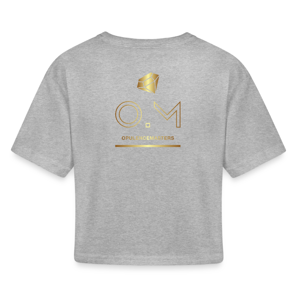 Champion Women’s Cropped T-Shirt OPULENCE AP - heather gray