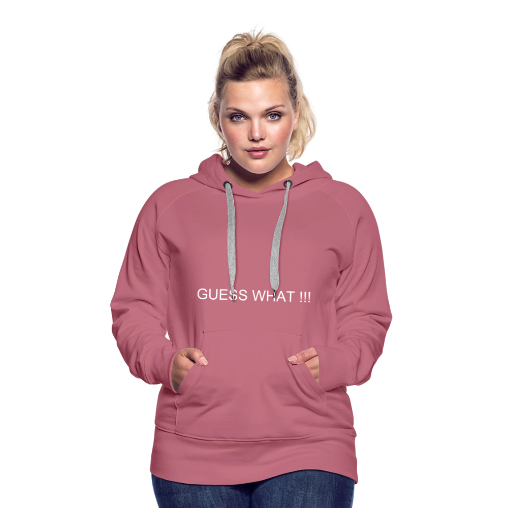 Women’s Premium Hoodie I AM A BOSS OF MY OWN PATH - mauve