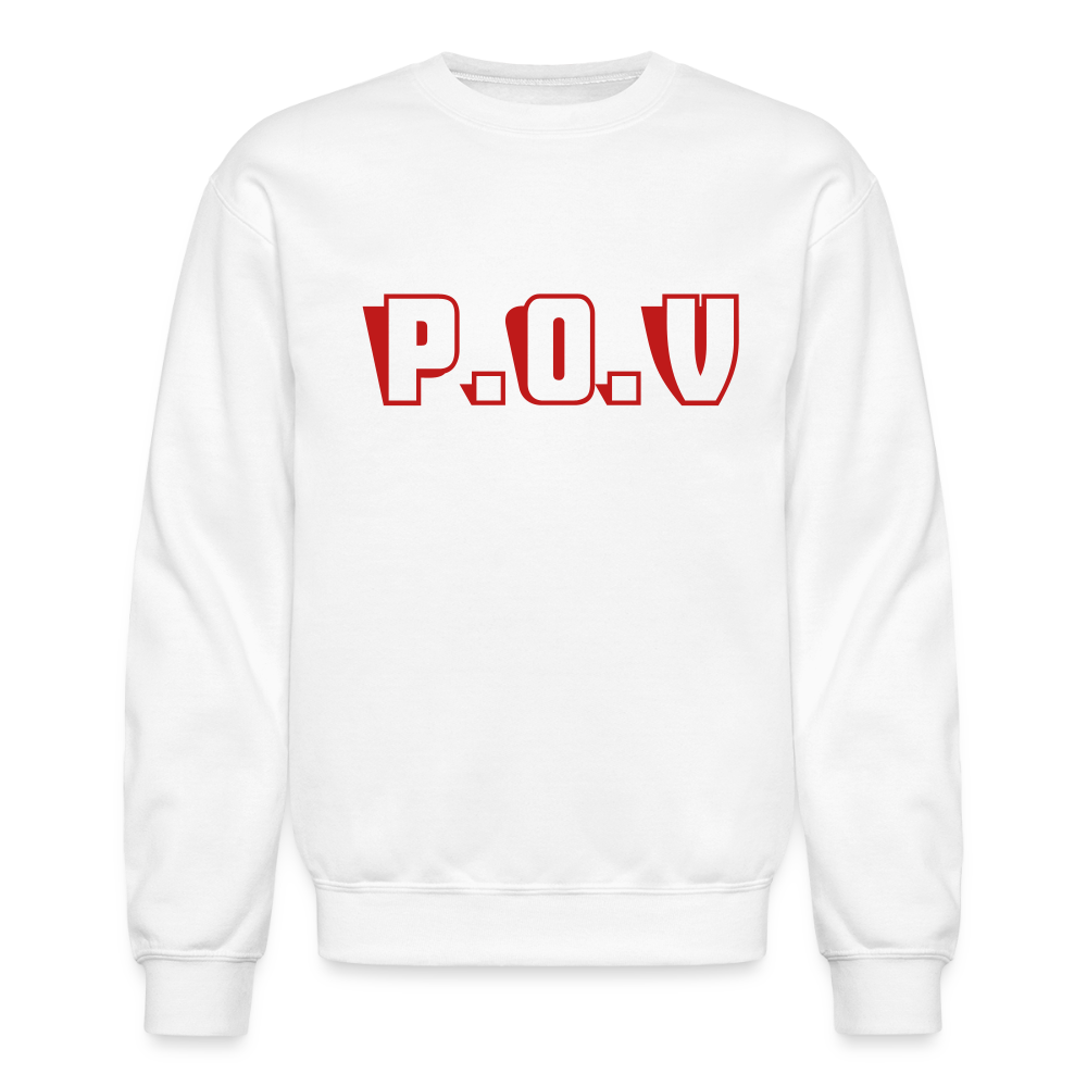 Crewneck Sweatshirt P.O.V - white