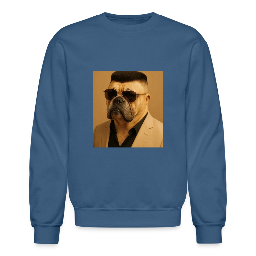 Crewneck Sweatshirt MOB DOG - indigo blue