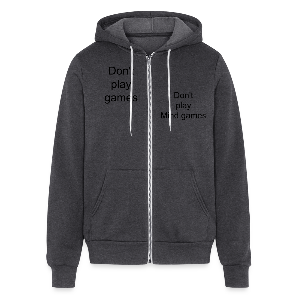 Bella + Canvas Unisex Full Zip Hoodie Facts - charcoal grey