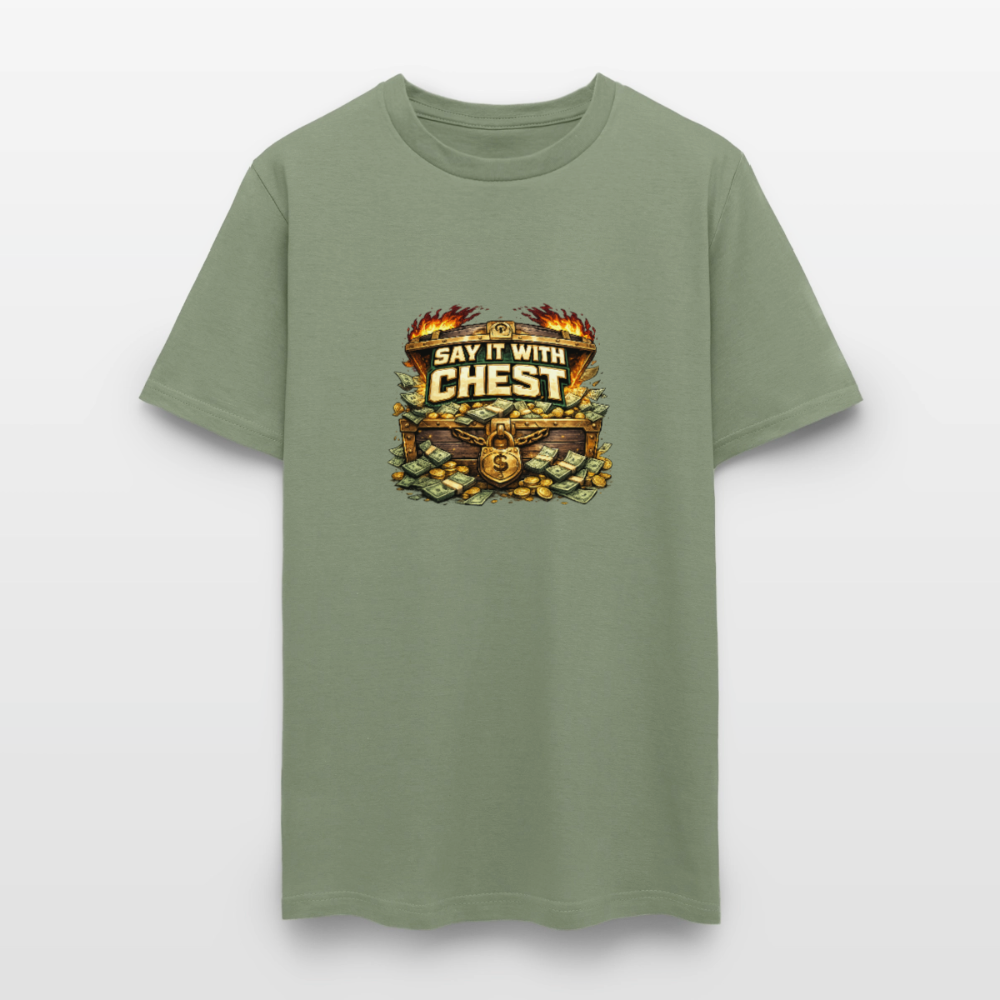 Men's T-Shirt | GILDAN 5000 SAY IT WITH CHEST - military green
