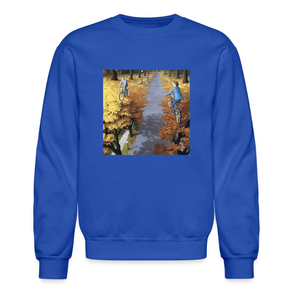 Crewneck Sweatshirt WALK A SKY PATH - royal blue