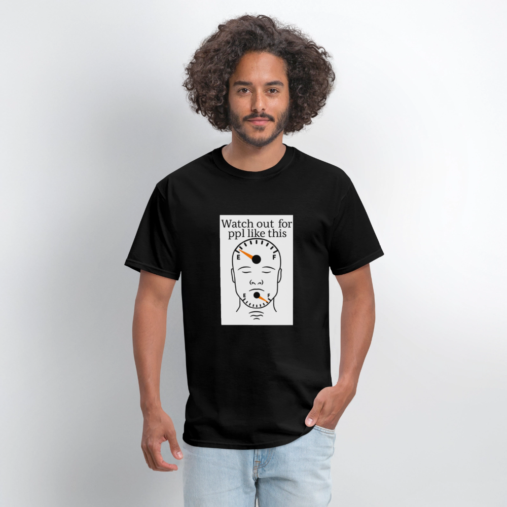 Men's T-Shirt | GILDAN 5000 EMPTY HEAD FULL MOUTH - black