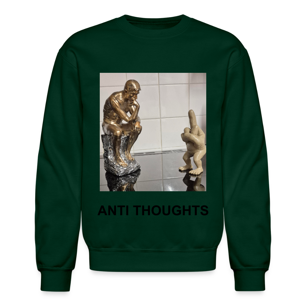 Women's Hoodie ANIT THOUGHTS - forest green