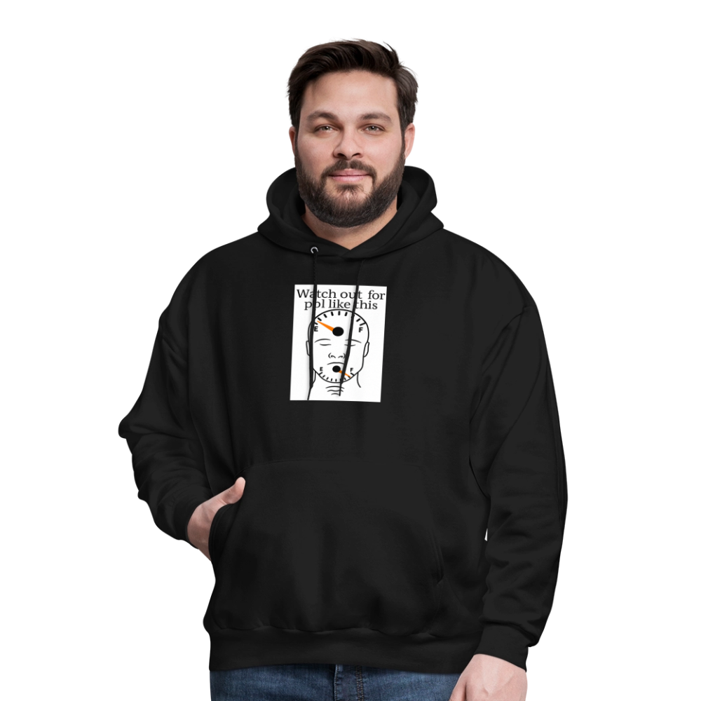 Men's Hoodie EMPTY HEADS FULL MOUTHS - black